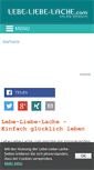 Mobile Screenshot of lebe-liebe-lache.com