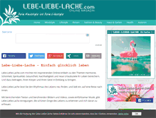 Tablet Screenshot of lebe-liebe-lache.com